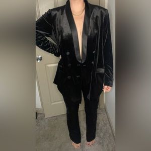 Express Velvet Pant Suit